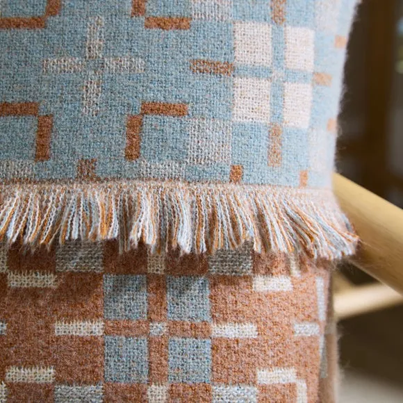 Welsh Blanket Effect Square Cushion 2