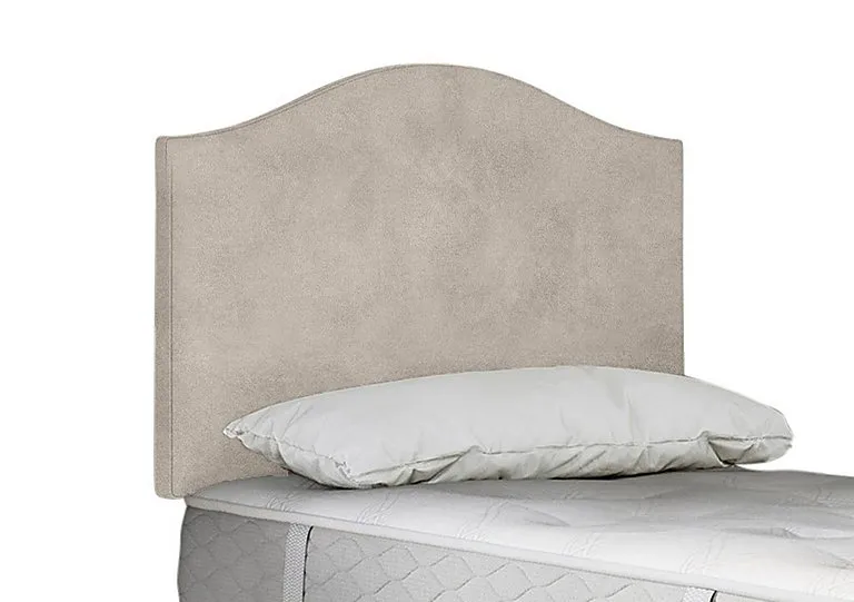 Clyde Strutted Headboard - Single - Velvet Dove