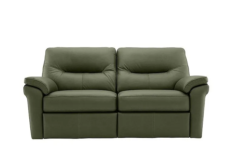Seattle 2.5 Seater Leather Power Recliner Sofa with Power Lumbar and Heated Seats