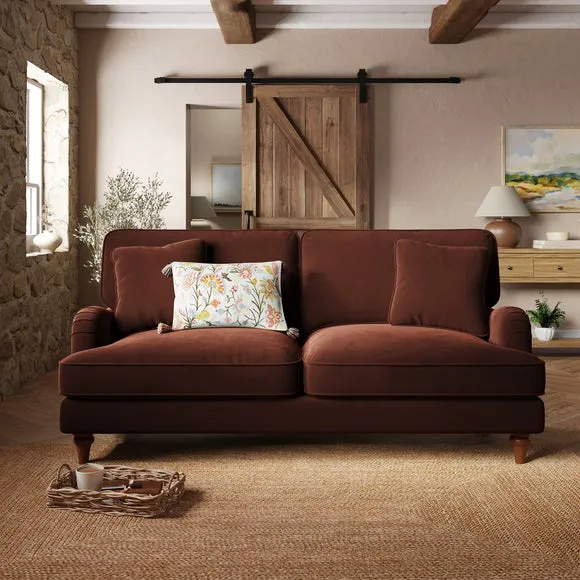 Beatrice II Velvet 3 Seater Sofa 1