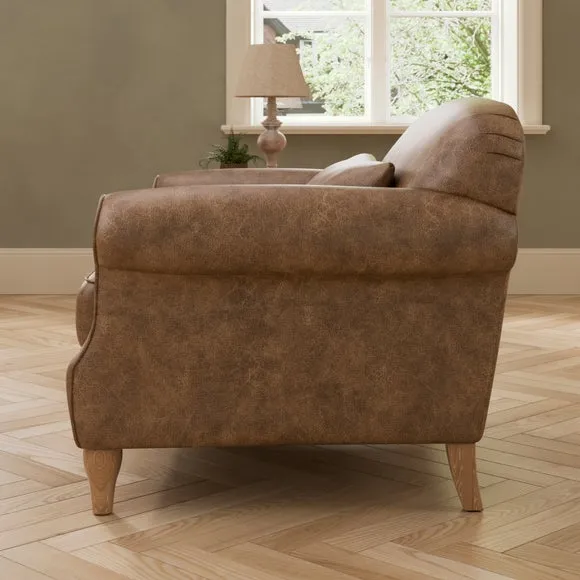 Millie Soft Faux Leather Snuggle Chair 3