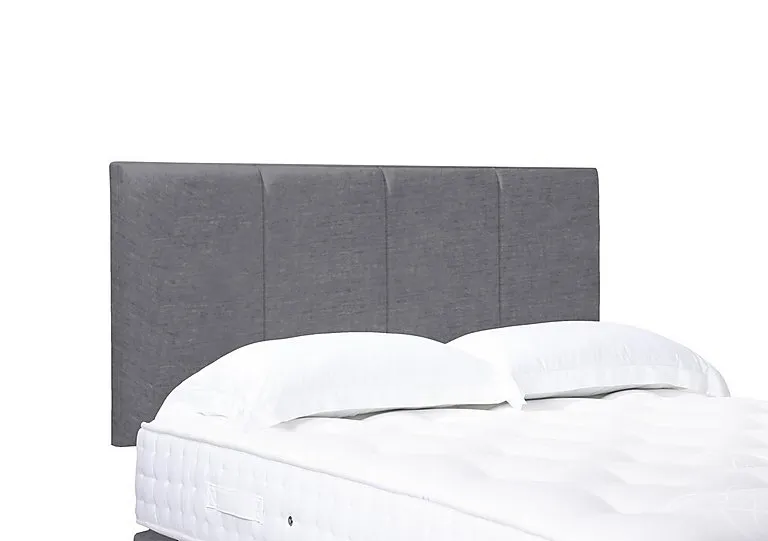 Artisan Collection Linear Standard Strutted Headboard - Single - Aston Steel