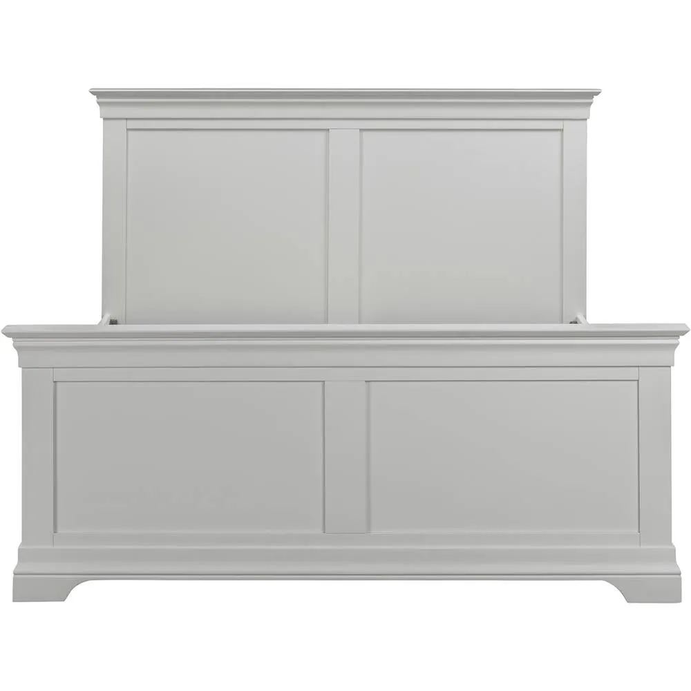 Seconique Bordeaux 4'6" (Double) High End Bed - Part Assembled in Grey 3
