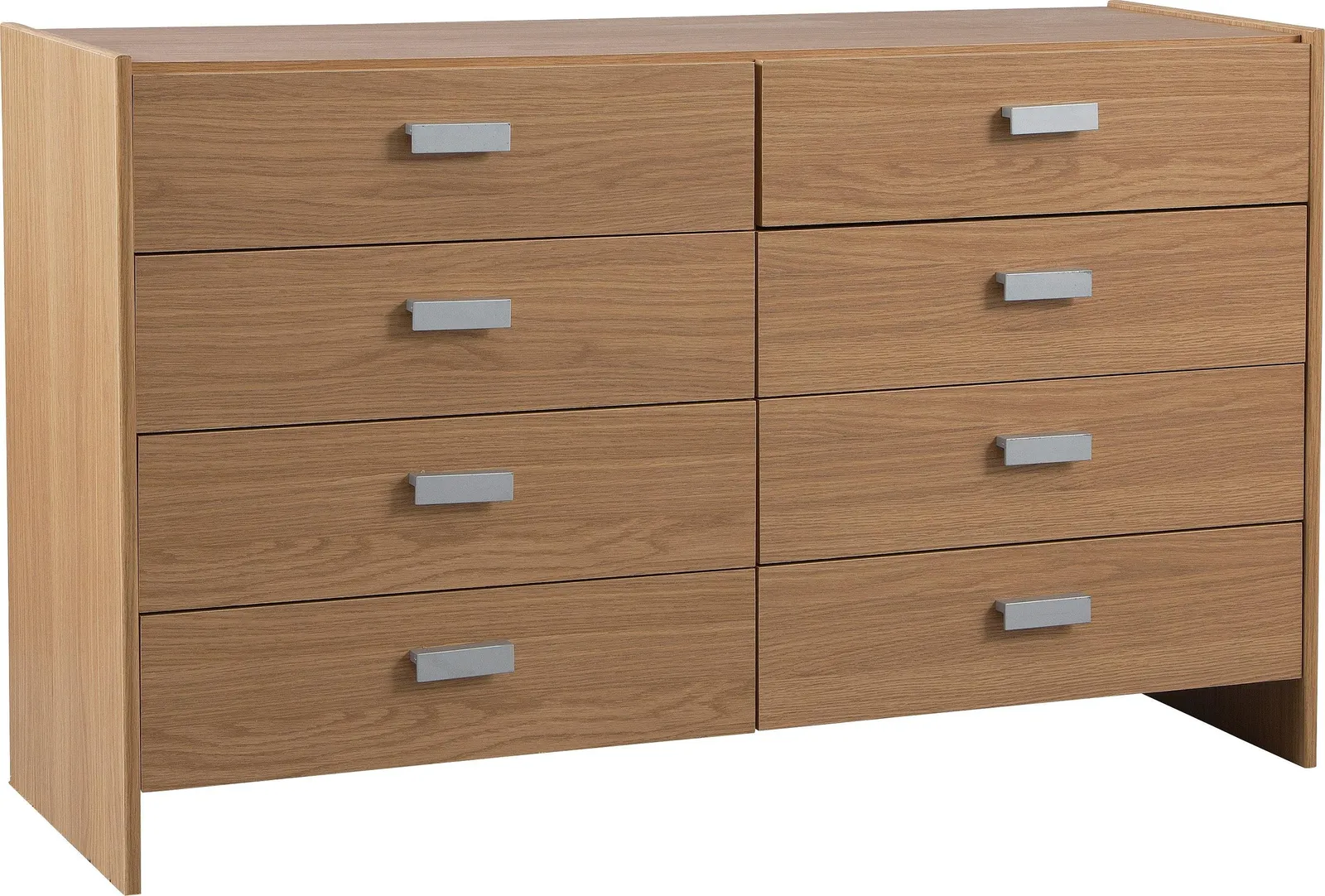 Argos Home Capella 4 + 4 Drawer Chest - Oak Effect