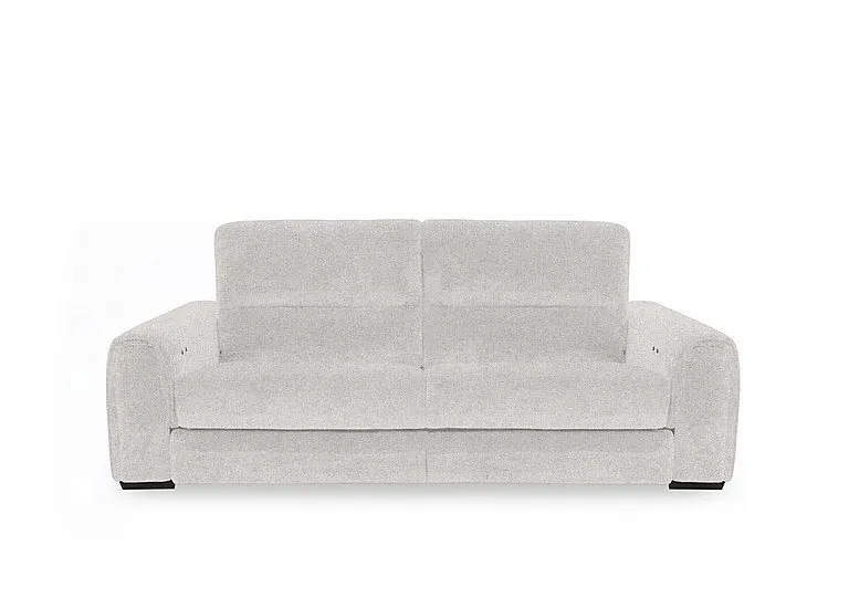 Flex Fabric 3 Seater Sofa Bed with Storage Arms - R110 Sand