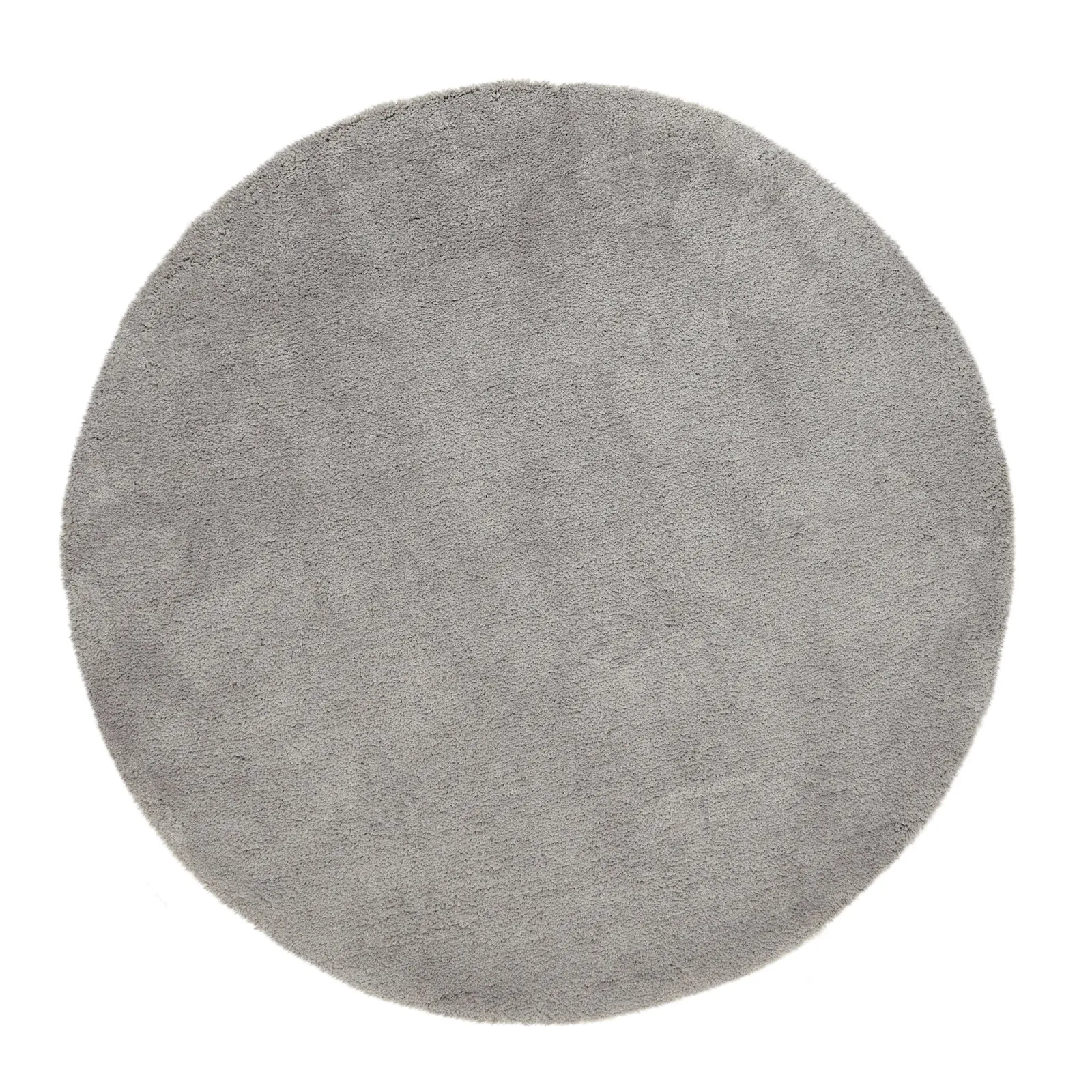 Teddy Bear Circle Rug Grey