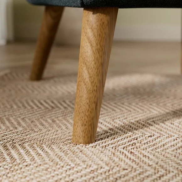 Jase Tonal Chenille Quilted Back Armchair 5