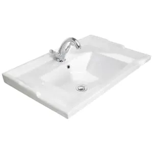 Wickes Hayman Matt Cashmere Traditional Freestanding Vanity Unit & Hayman Basin - 873 x 600mm 2
