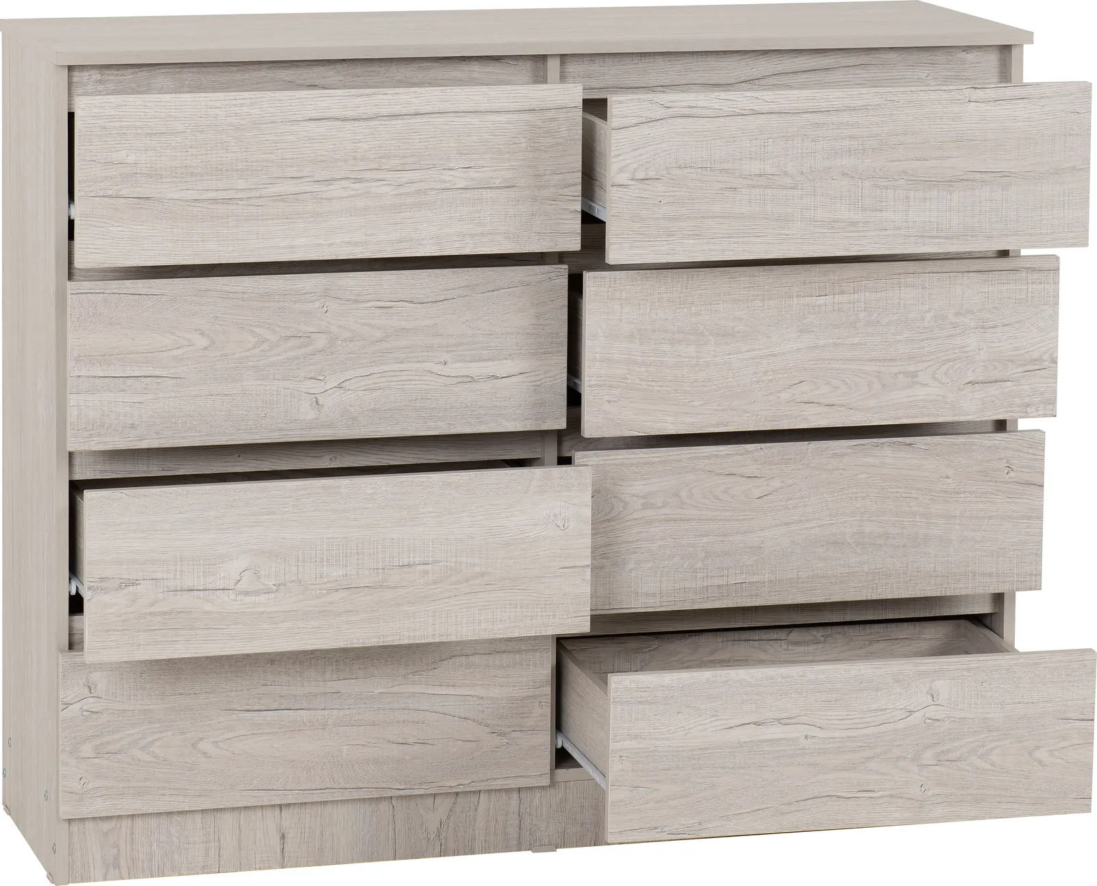 Seconique Malvern 8 Drawer Chest in Light Stone 4