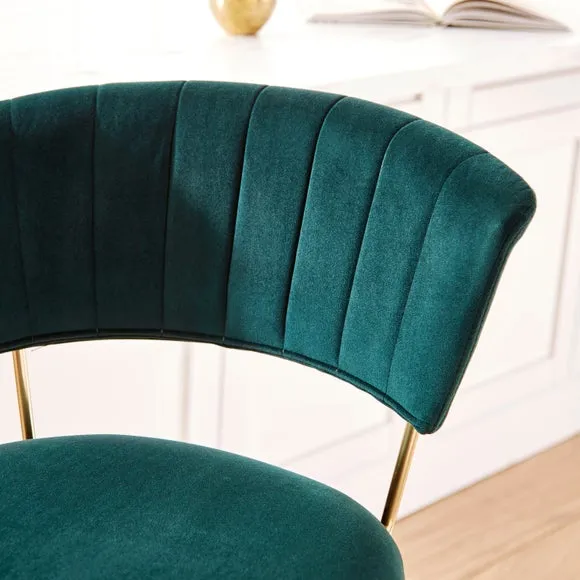Kendall Bar Stool, Velvet 3
