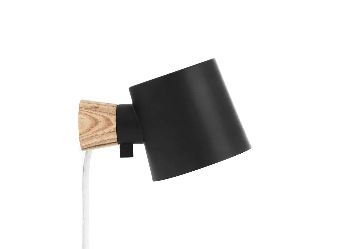 Normann Copenhagen Rise Plug-in Wall Light Black 1