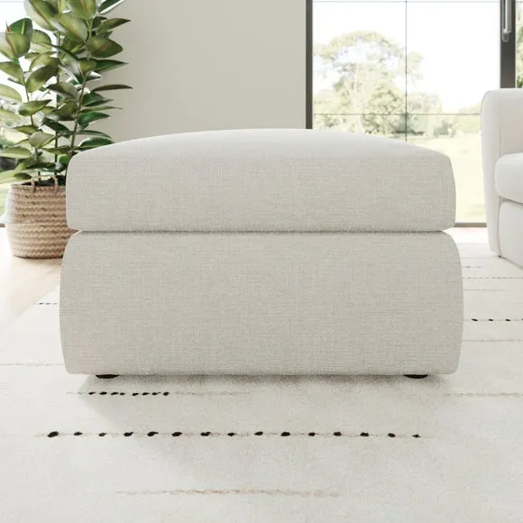 Blake Soft Texture Chenille Footstool 2
