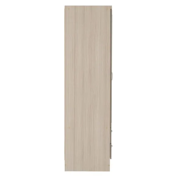 Nevada Triple 2 Drawer Wardrobe, Mirrored 5