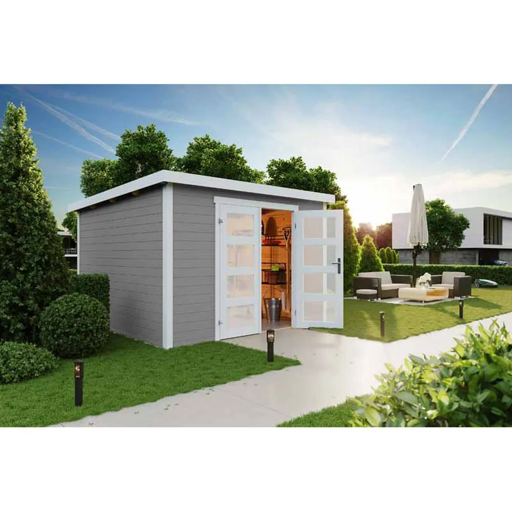 Lasita Maja Ltd Zambezi 6-Log Cabin, Garden Room, Home Office - L320xW274.7xH210.9 cm in Brown 2