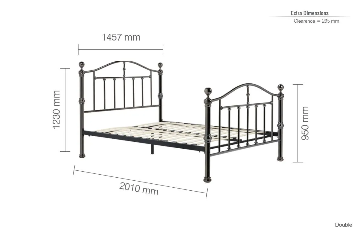 Birlea Victoria Bed in Black 6