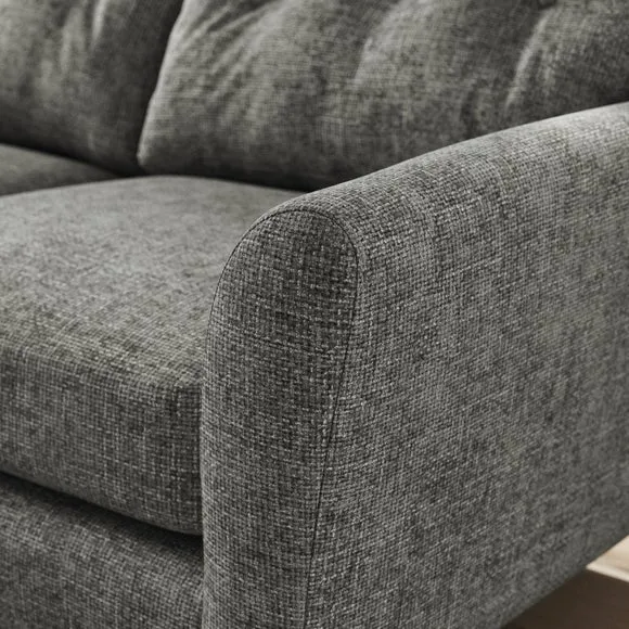 Sven Chunky Chenille Large Corner Chaise Sofa 5