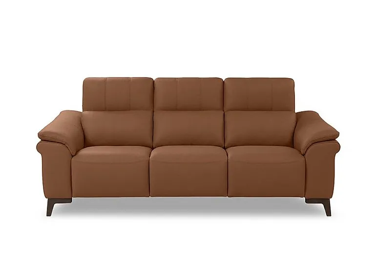 Marconi 3 Seater 3 Cushion Leather Sofa