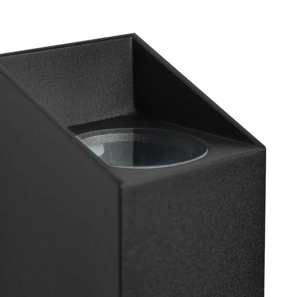 Nordlux Nico Square 22 - Wall light - Black, Black 5