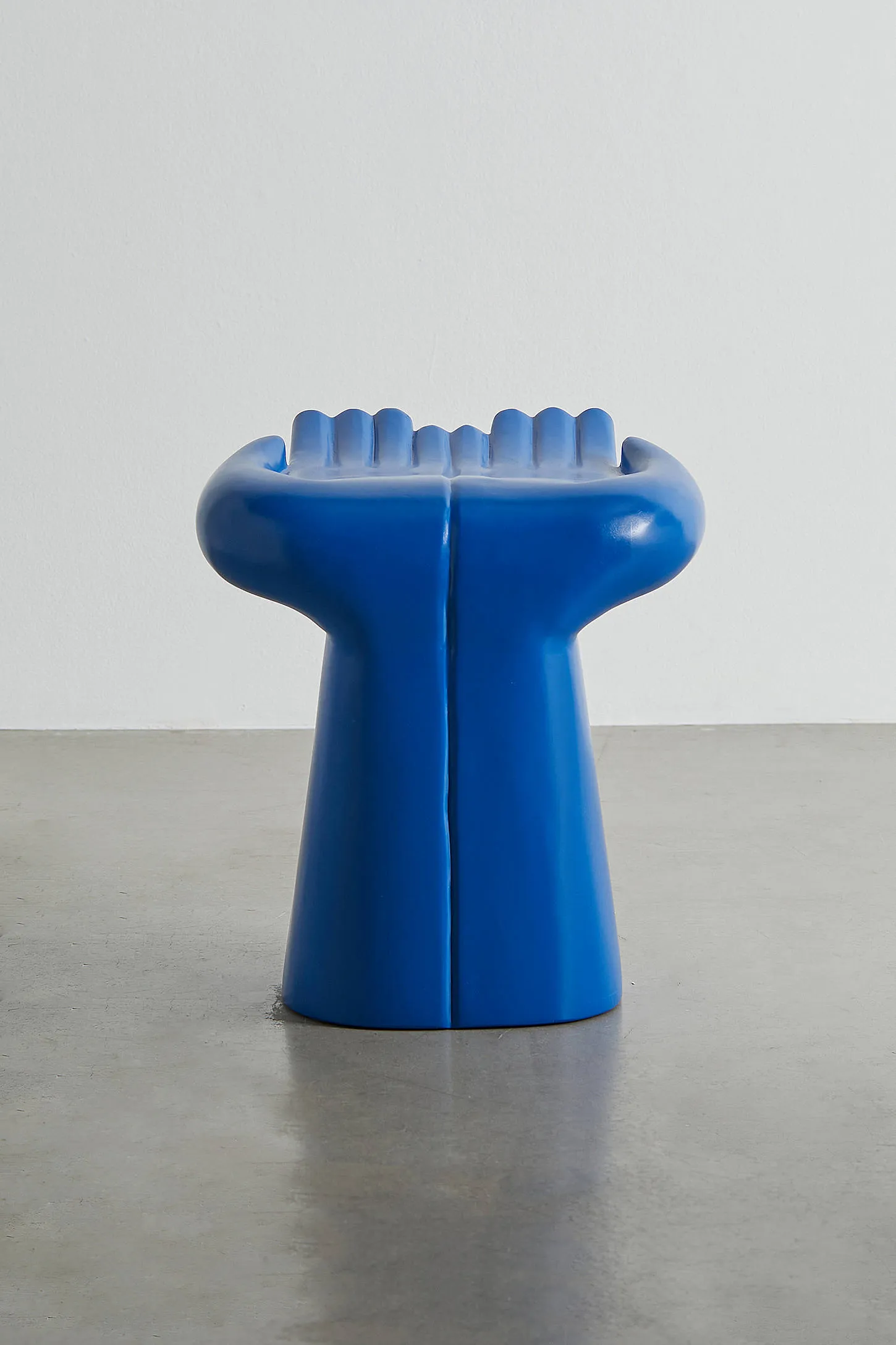 Open Hands Stool - Blue 2