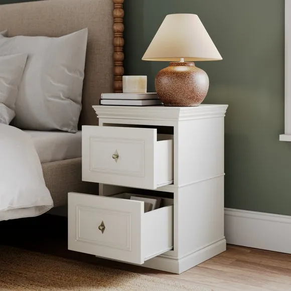 Soren 2 Drawer Bedside Table 2