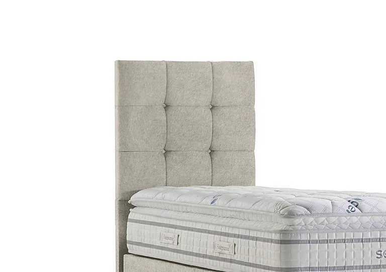 Apex Floor Standing Headboard - Single - Tweed Cream