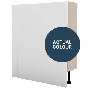 Duarti By Calypso Highwood 700mm Floor Reaching Slimline Toilet Unit - Twilight Blue