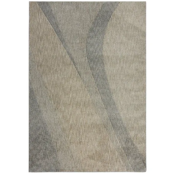 Wave Abstract Carved Rug 5