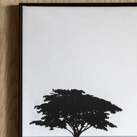 Cedar and Sage Set of 2 Coastal Yellow Framed Canvases 2