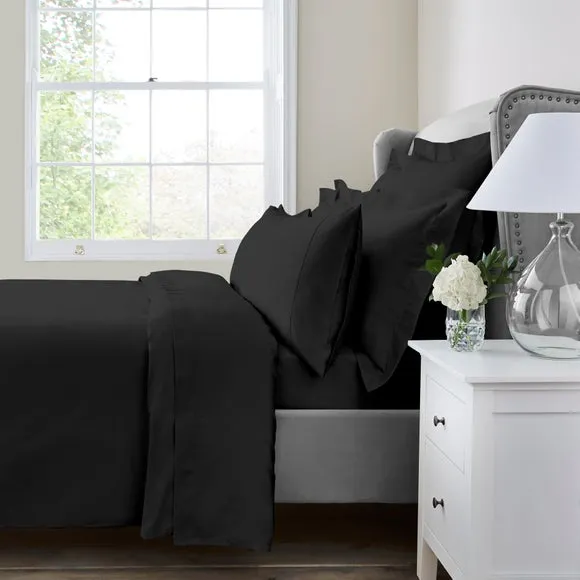 Dorma Smooth & Soft 300 Thread Count 100% Cotton Sateen Flat Sheet 2