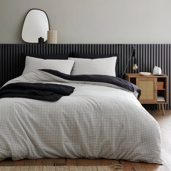 Brendan Check Polycotton Duvet Cover & Pillowcase Set 2