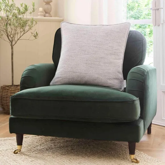Churchgate Swithland Herringbone Square Cushion Cover