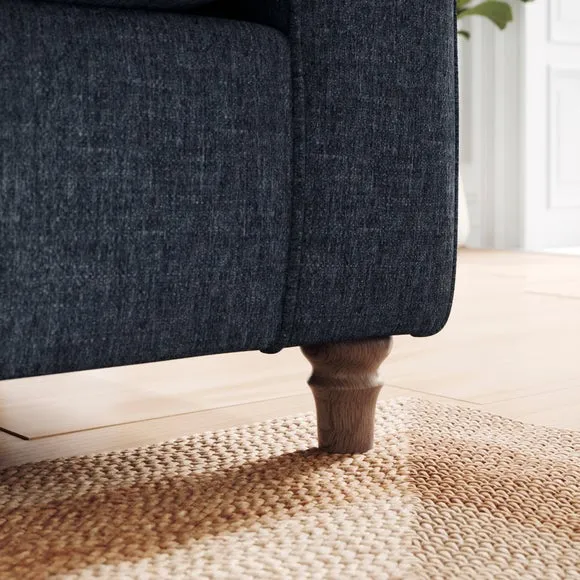 Flori Soft Chenille 3 Seater Sofa 5