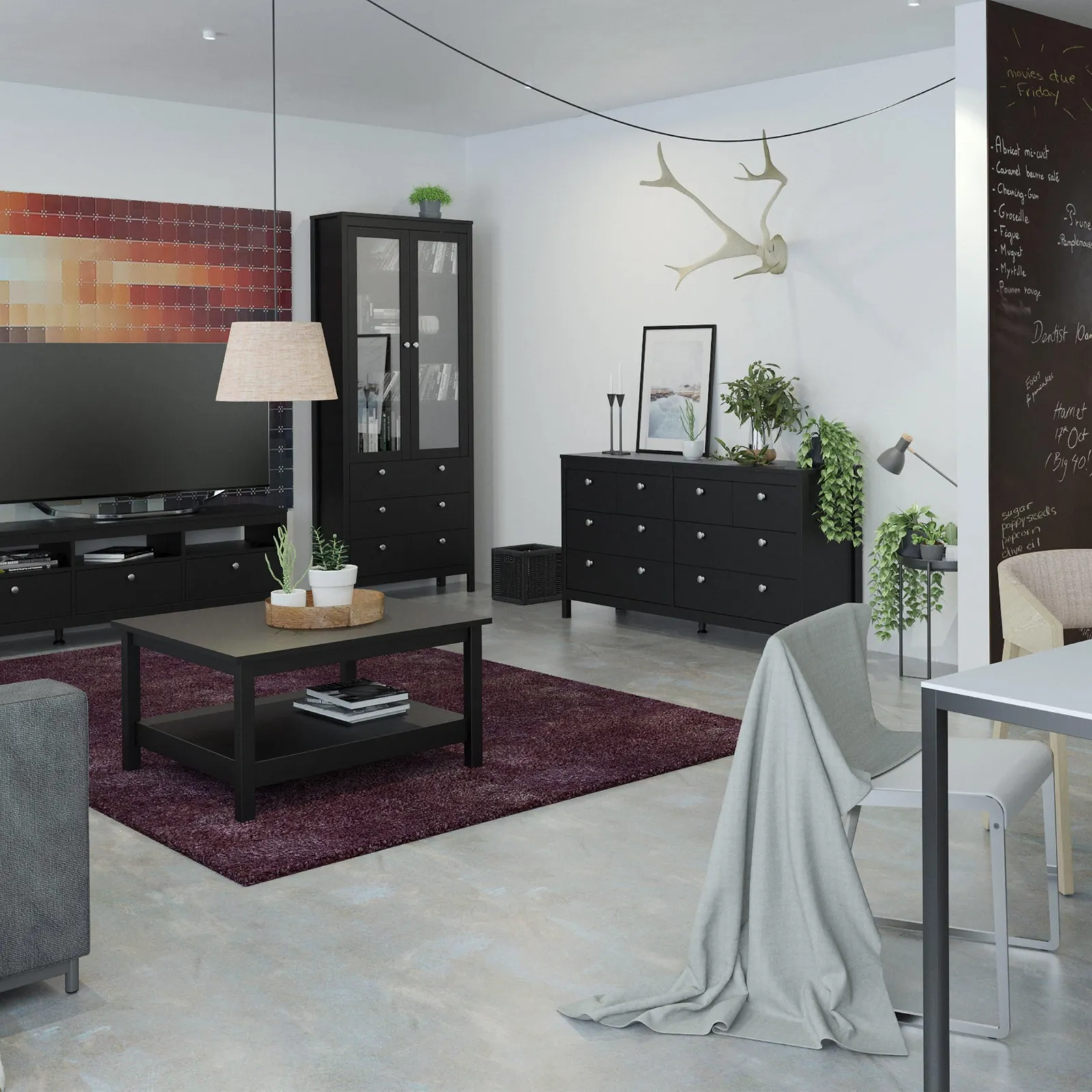 Furniture To Go Madrid Coffee Table in Black 4