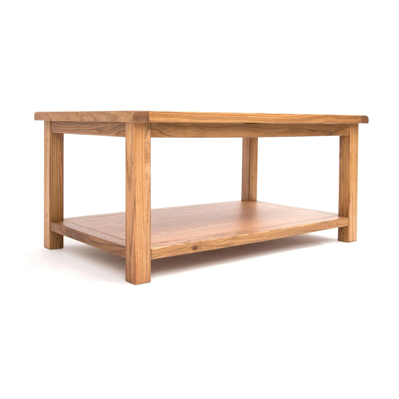 Cabinet Bits Coffee Table with Shelf - H45 W100 D60cm in Light Brown 2