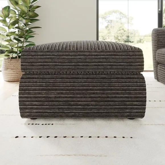 Blake Horizontal Jumbo Cord Footstool 2