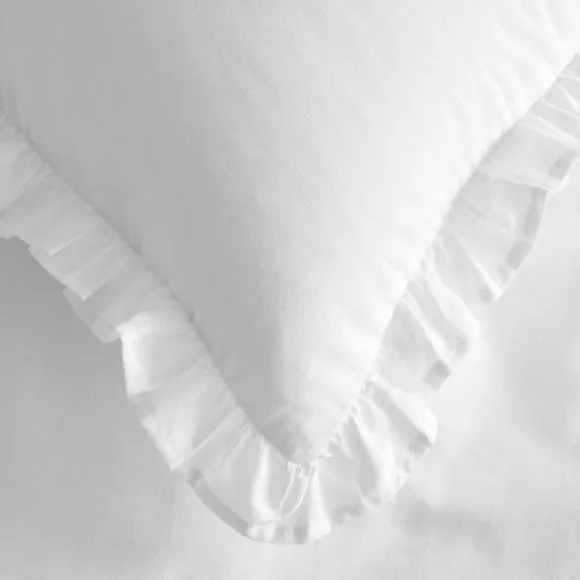 Pure Cotton Frilled 100% Cotton Duvet Cover & Pillowcase Set 5