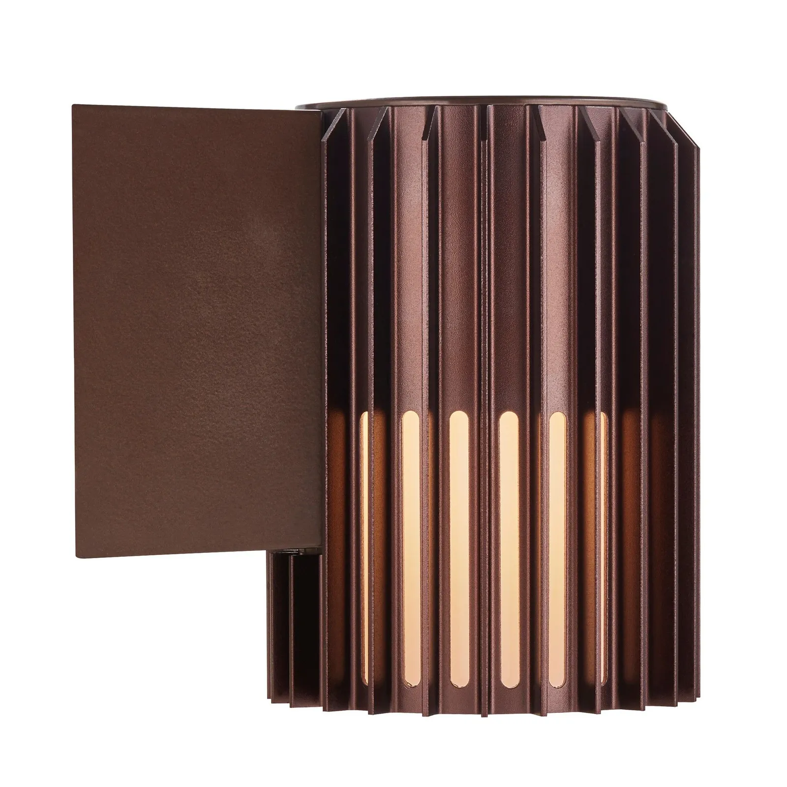 Nordlux Aludra Outdoor Wall Light Brown Metal Garden E27 IP54 Mains 3