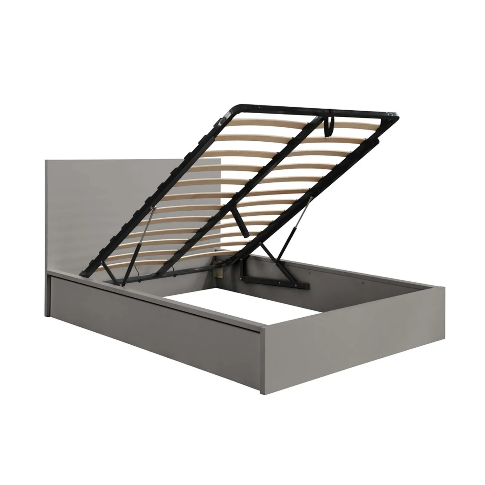 Birlea Ottoman Bed Frame Storage Oslo Gas Lift Black Grey White 5