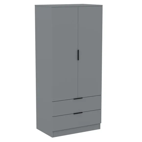 Hayes 2 Drawer Double Wardrobe 6