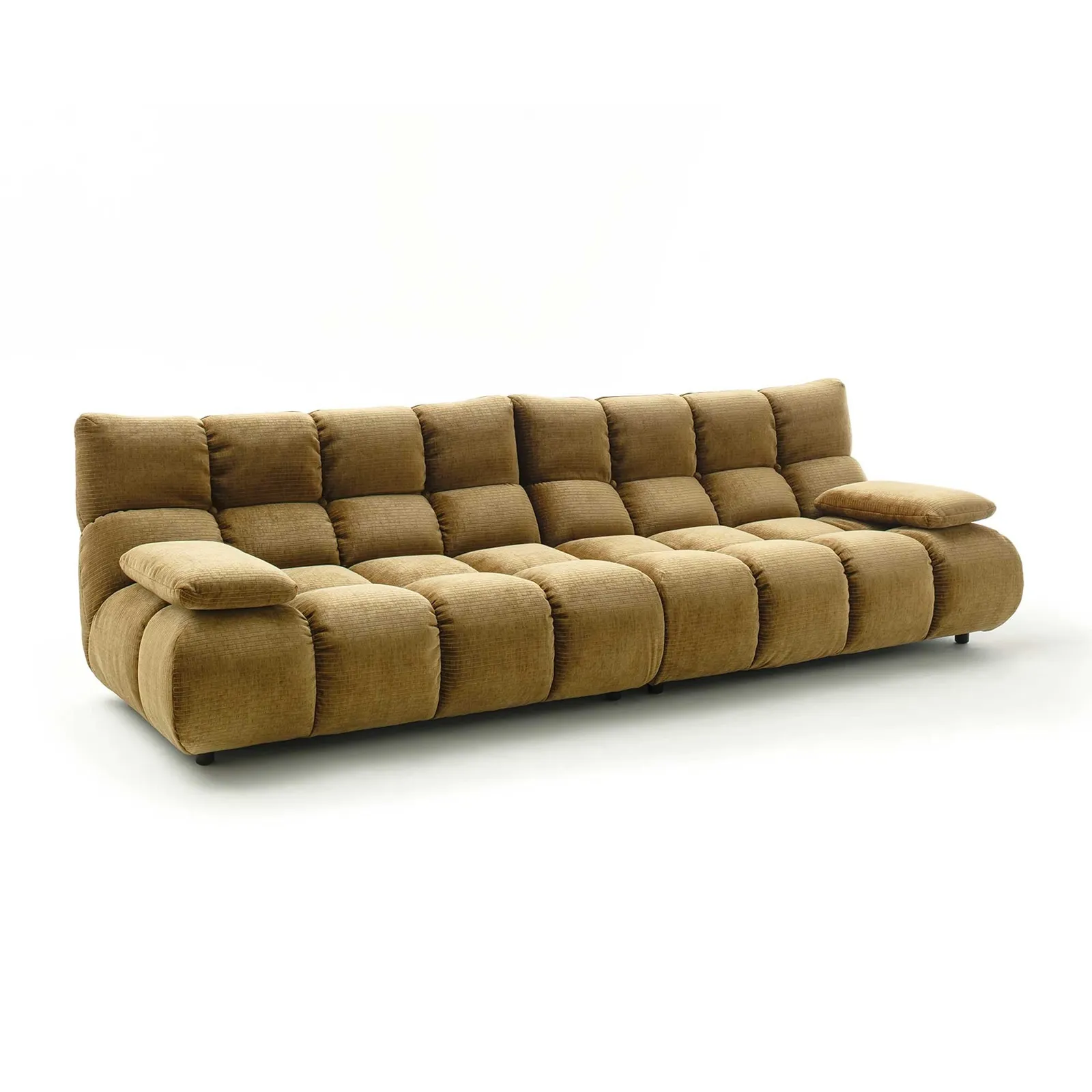 Bryce 4 Seater With Armrests - Width 290Cm, Yellow Fabric | Barker & Stonehouse 3