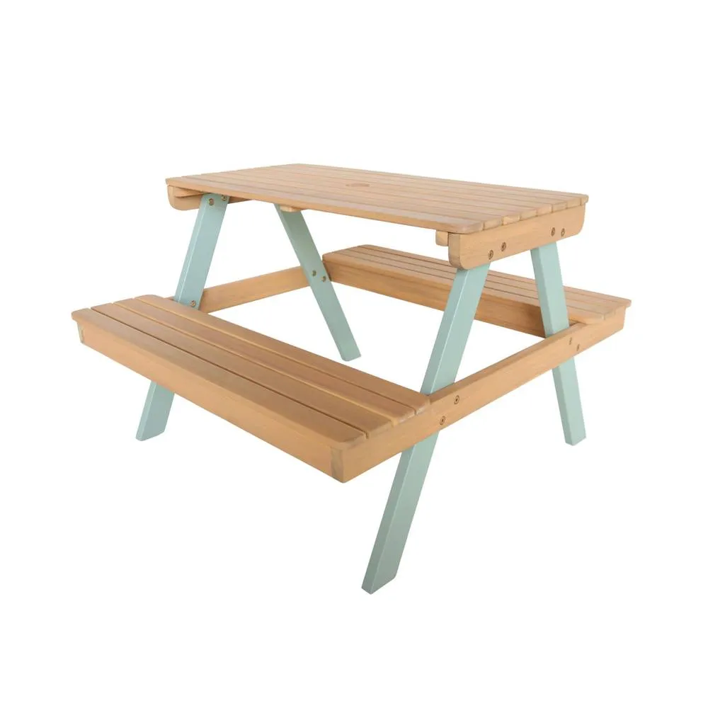 sweeek 2-seater wooden picnic table for children in Grey 2