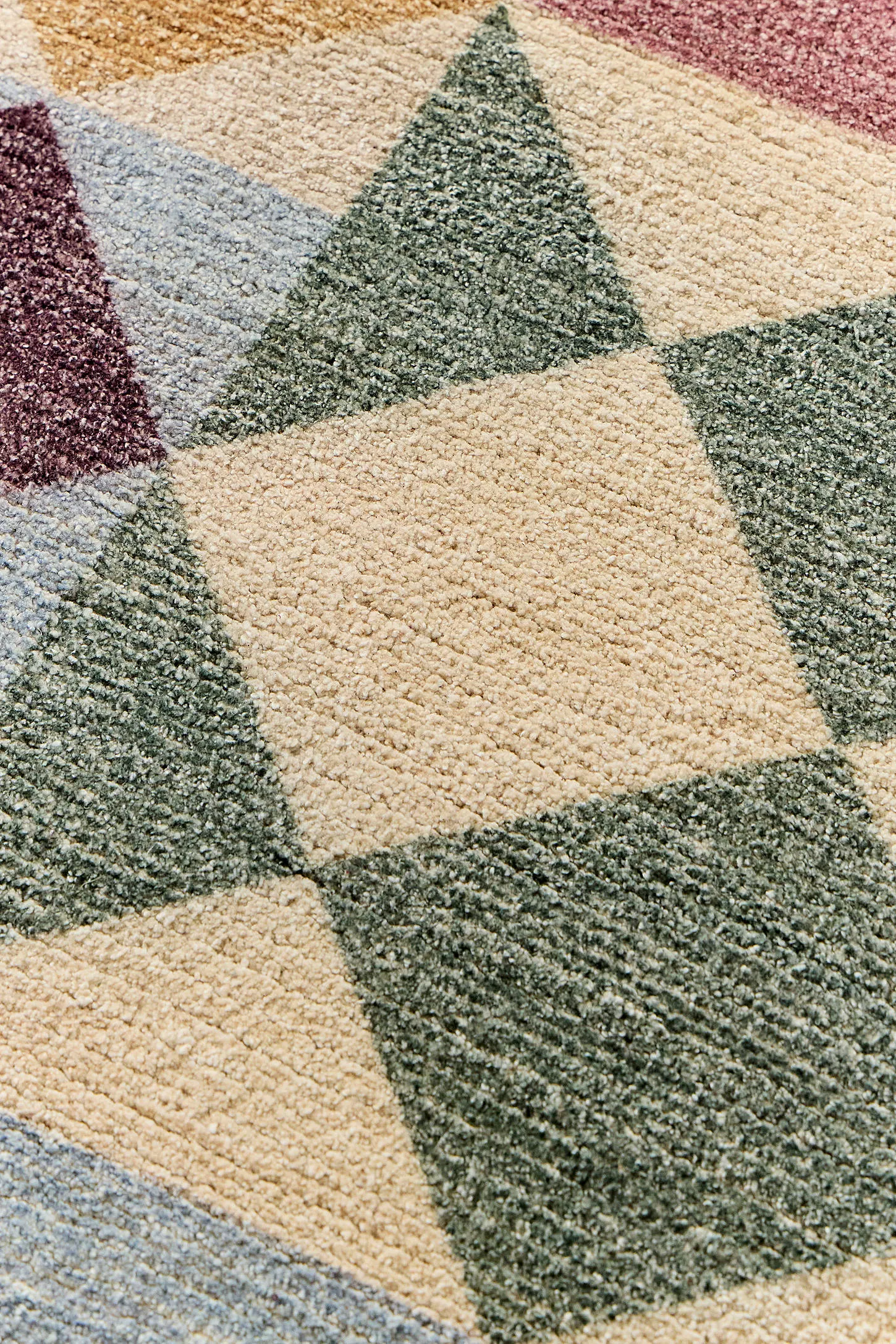 Tile Stripe Reversible 2x3ft / 60x90cm Rug 3
