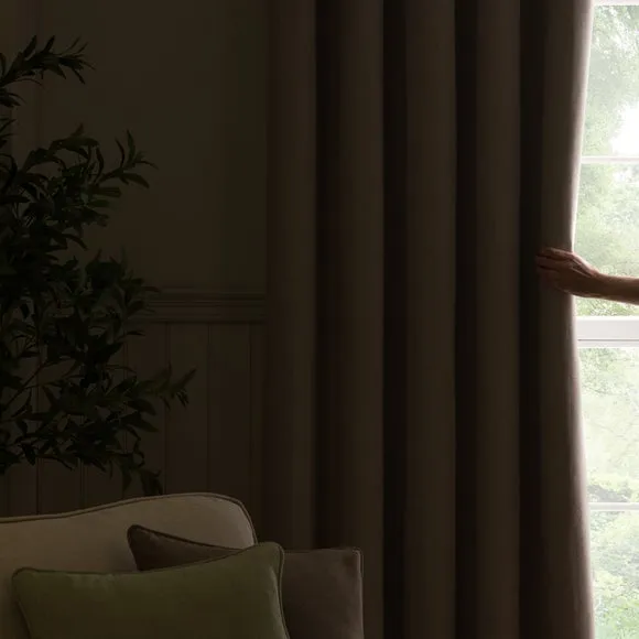 Luna Brushed Eyelet Curtains (Blackout Available) 6