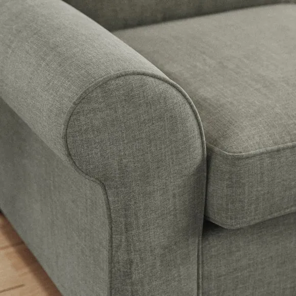 Flori Tonal Plush Chenille Armchair 5