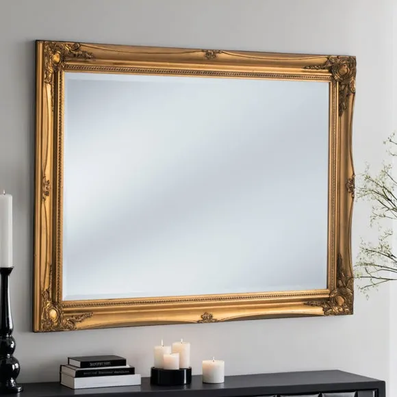 Yearn French Rectangle Bevelled Wall Mirror 1