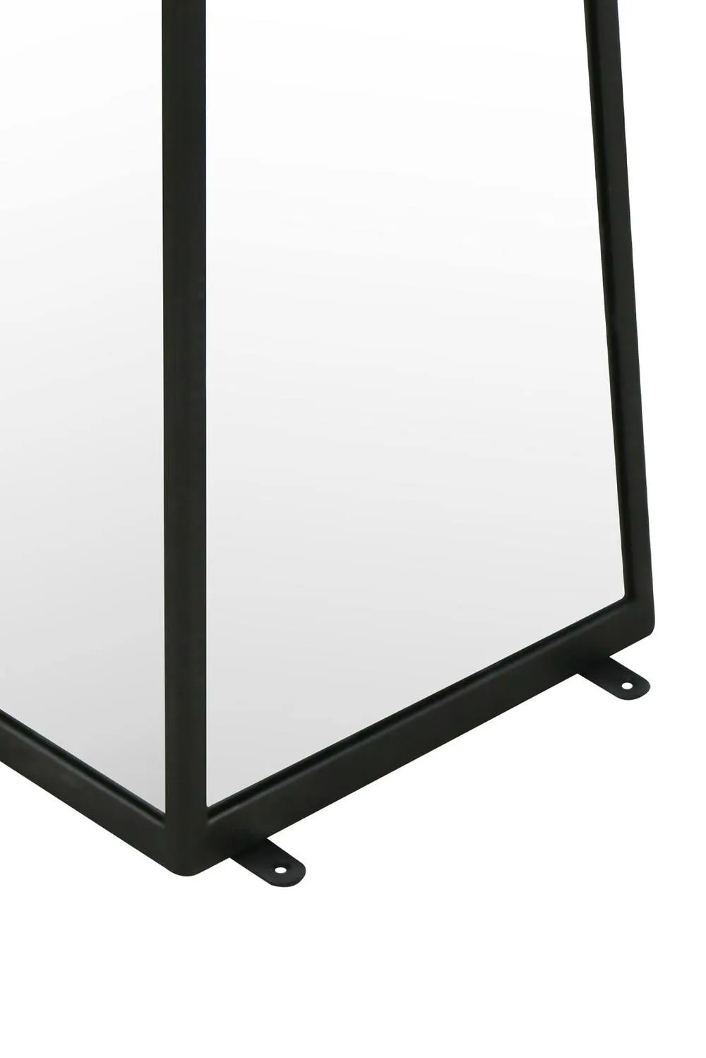 MirrorOutlet Black Metal Edged Mirrored Garden Ornament (120CM X 25CM X 25CM) 3