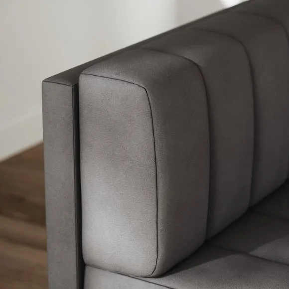 Amali Long Dining Bench, Faux Leather 3