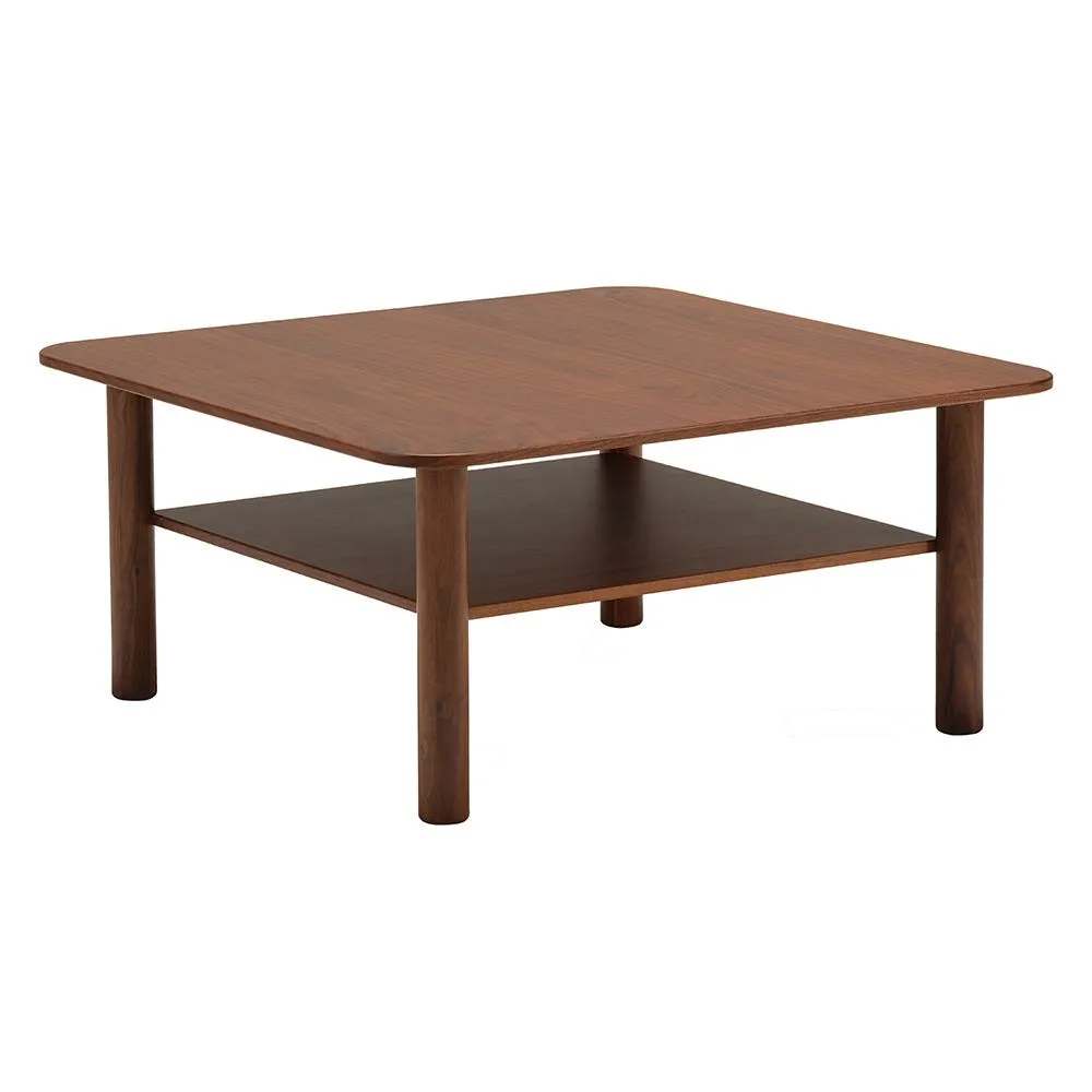 Case Port Square Coffee Table Walnut 2