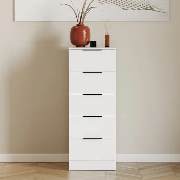 Hayes 5 Drawer Narrow Chest 2