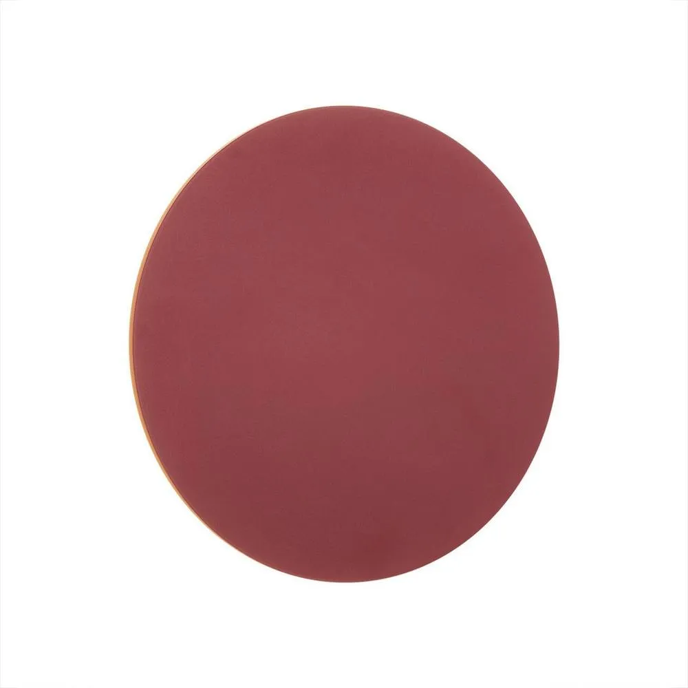 Netlighting Oregon Plus 12cm Flush Wall Lamp Red 390lm 3000K 2